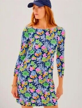 Disney Parks x Lilly Pulitzer "Lilly Loves Disney" Sophie Dress in  Navy Size L